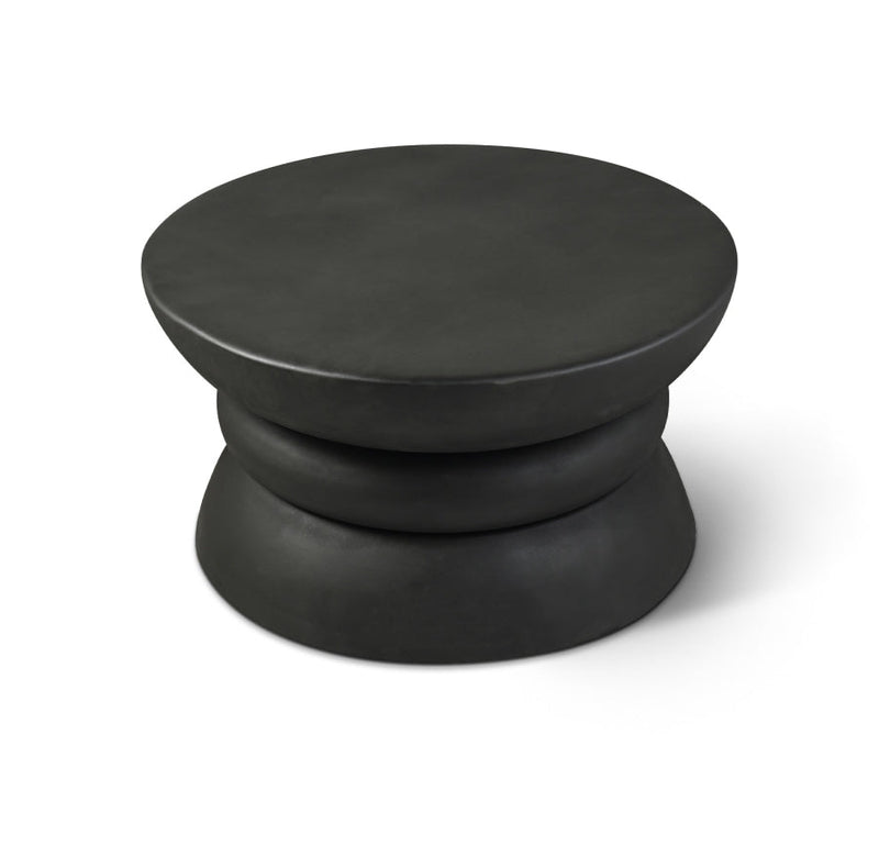 Collins Aluminum Coffee Table in Black - 99030Black-CT