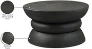 Collins Aluminum Coffee Table in Black - 99030Black-CT