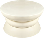 Collins Aluminum Coffee Table in Cream - 99030Cream-CT