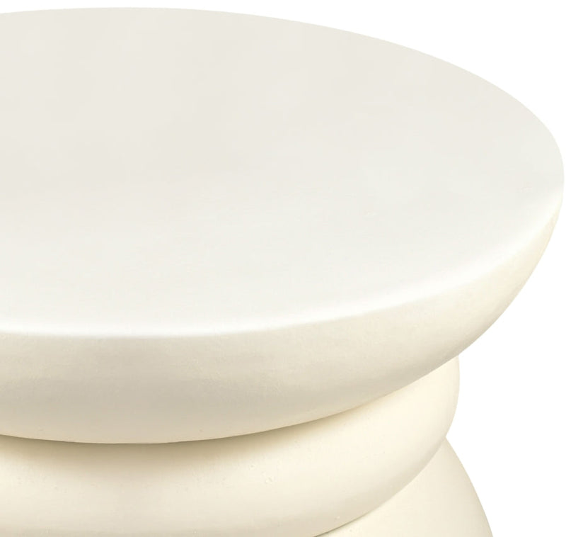 Collins Aluminum Coffee Table in Cream - 99030Cream-CT