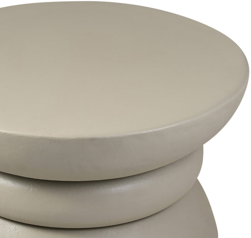 Collins Aluminum Coffee Table in Taupe - 99030Taupe-CT