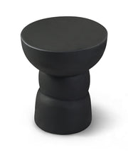 Collins Aluminum End Table in Black - 99030Black-ET
