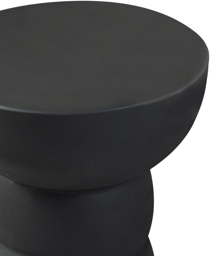 Collins Aluminum End Table in Black - 99030Black-ET