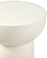 Collins Aluminum End Table in Cream - 99030Cream-ET