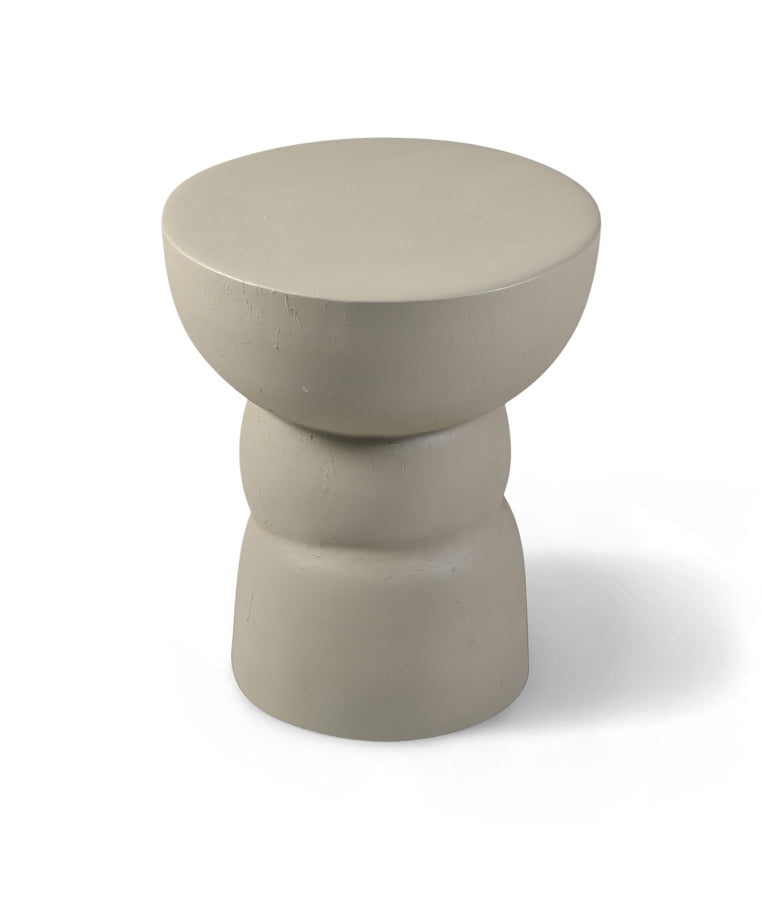 Collins Aluminum End Table in Taupe - 99030Taupe-ET