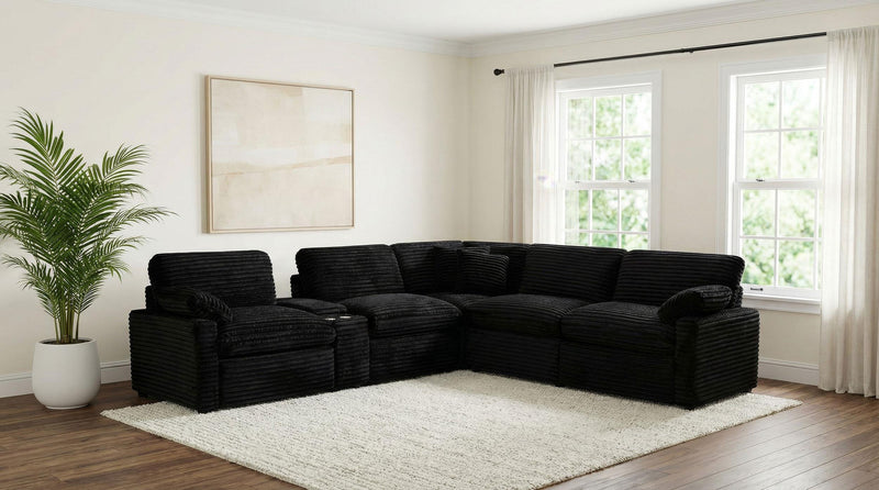 Collins Modular Armless Chair Black - 610360AC
