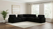 Collins Modular Armless Chair Black - 610360AC