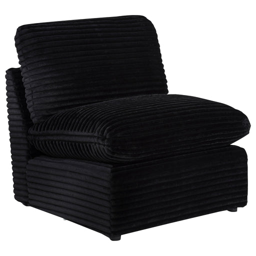 Collins Modular Armless Chair Black - 610360AC