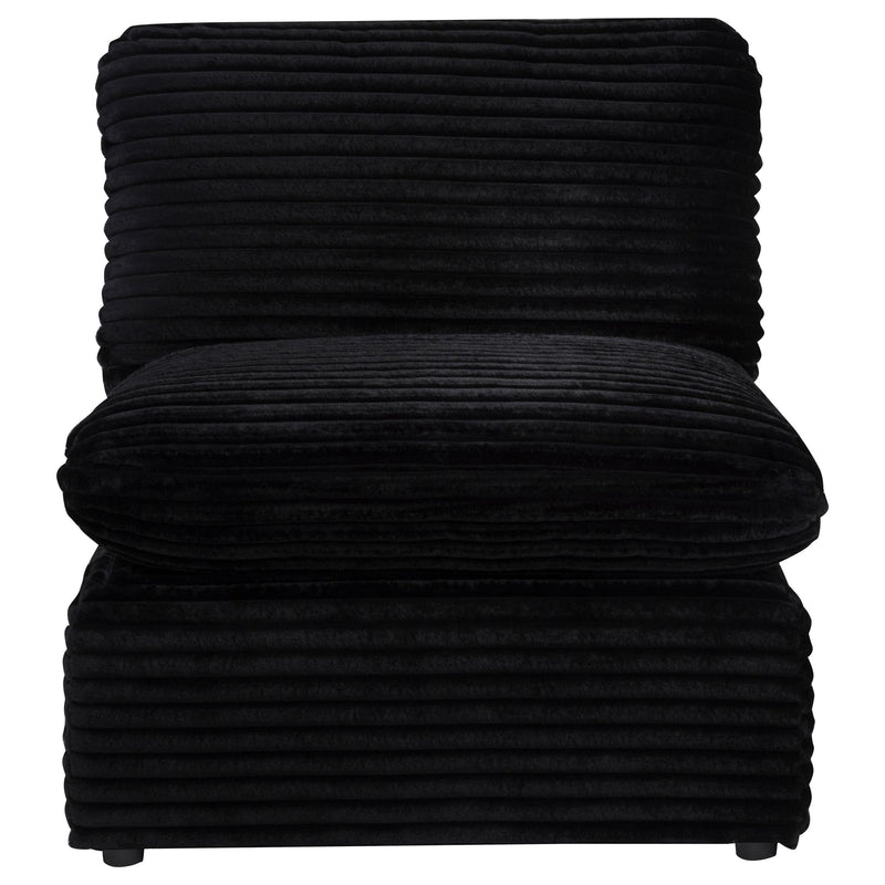 Collins Modular Armless Chair Black - 610360AC