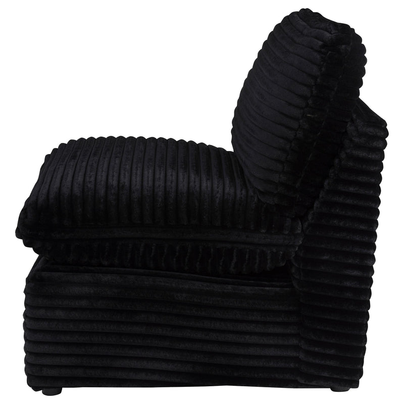 Collins Modular Armless Chair Black - 610360AC