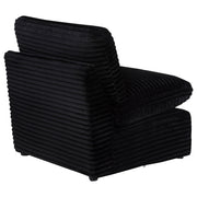 Collins Modular Armless Chair Black - 610360AC