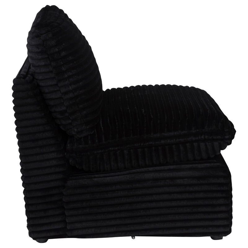 Collins Modular Armless Chair Black - 610360AC