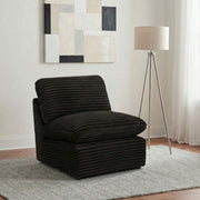 Collins Modular Armless Chair Chocolate Brown - 610350AC