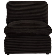 Collins Modular Armless Chair Chocolate Brown - 610350AC