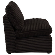 Collins Modular Armless Chair Chocolate Brown - 610350AC