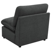 Collins Modular Armless Chair Dark Grey - 609530AC