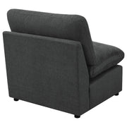 Collins Modular Armless Chair Dark Grey - 609530AC