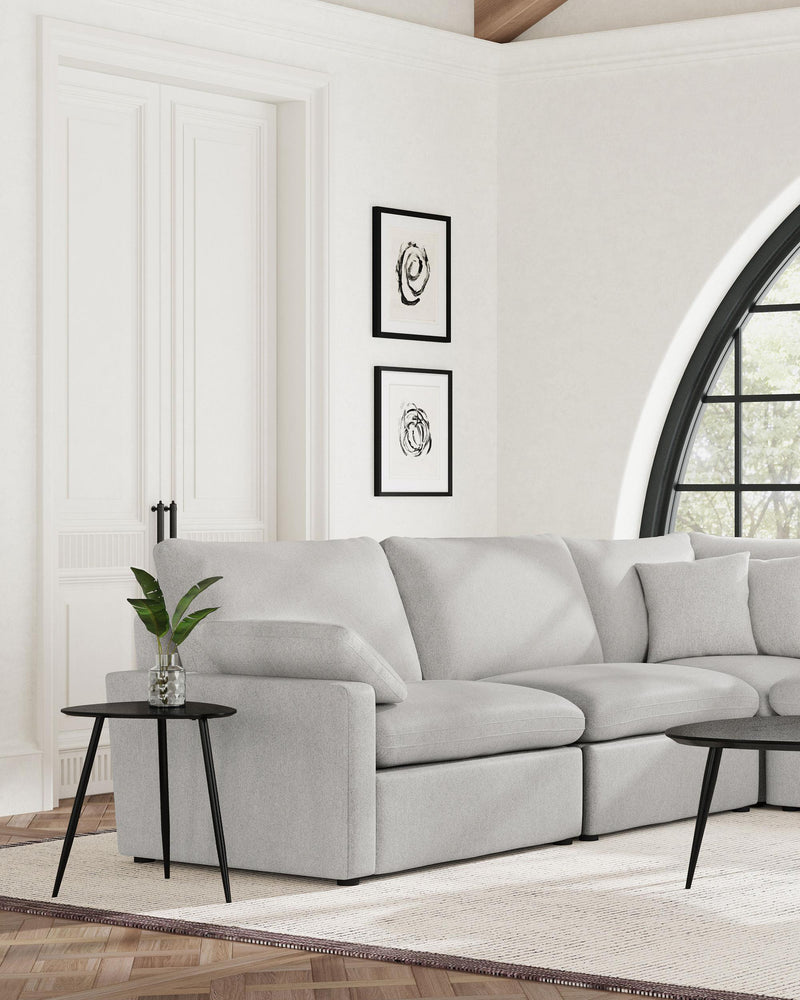Collins Modular Armless Chair Grey - 609560AC