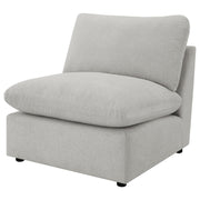 Collins Modular Armless Chair Grey - 609560AC