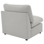 Collins Modular Armless Chair Grey - 609560AC