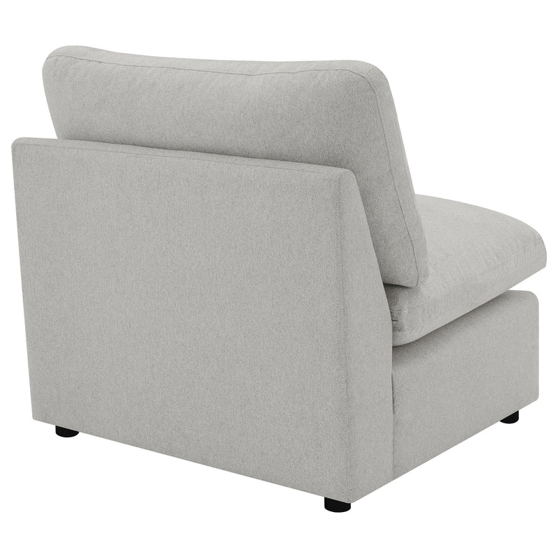 Collins Modular Armless Chair Grey - 609560AC