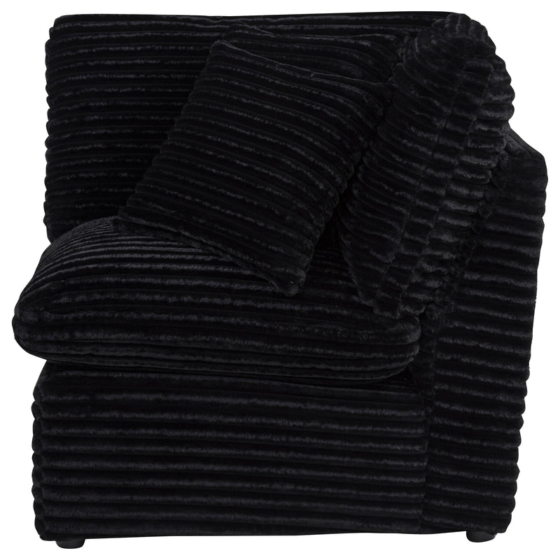 Collins Modular Corner Chair Black - 610360CRN