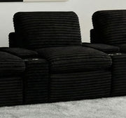 Collins Modular Power Armless Recliner Black - 610360ARP
