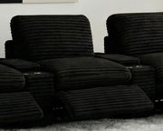 Collins Modular Power Armless Recliner Black - 610360ARP