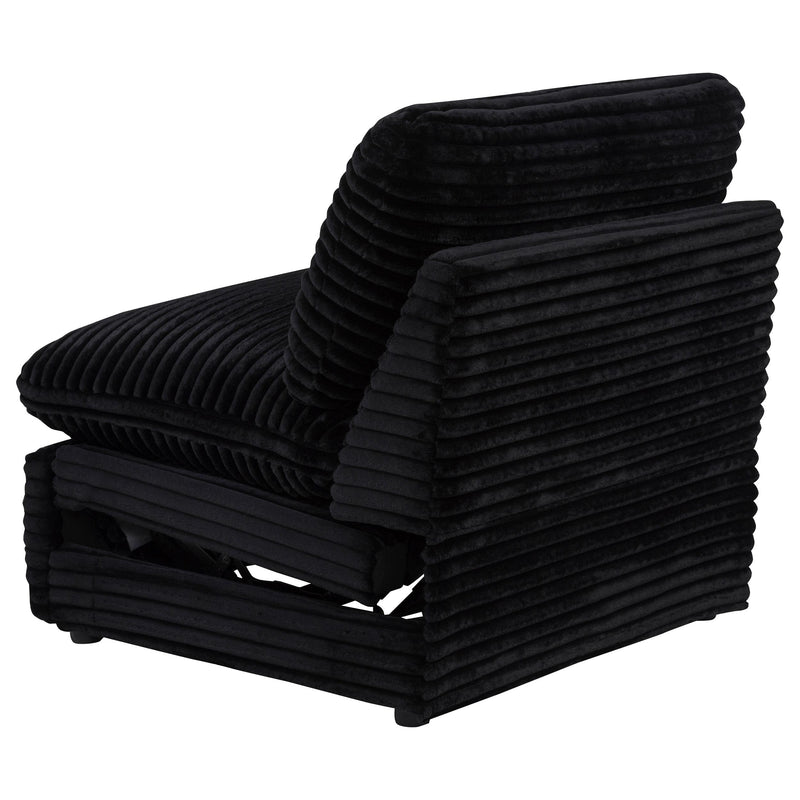 Collins Modular Power Armless Recliner Black - 610360ARP