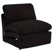 Collins Modular Power Armless Recliner Chocolate Brown - 610350ARP