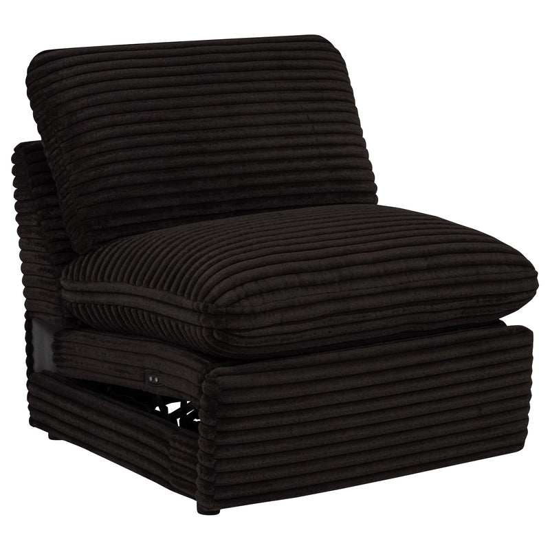 Collins Modular Power Armless Recliner Chocolate Brown - 610350ARP