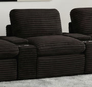 Collins Modular Power Armless Recliner Chocolate Brown - 610350ARP
