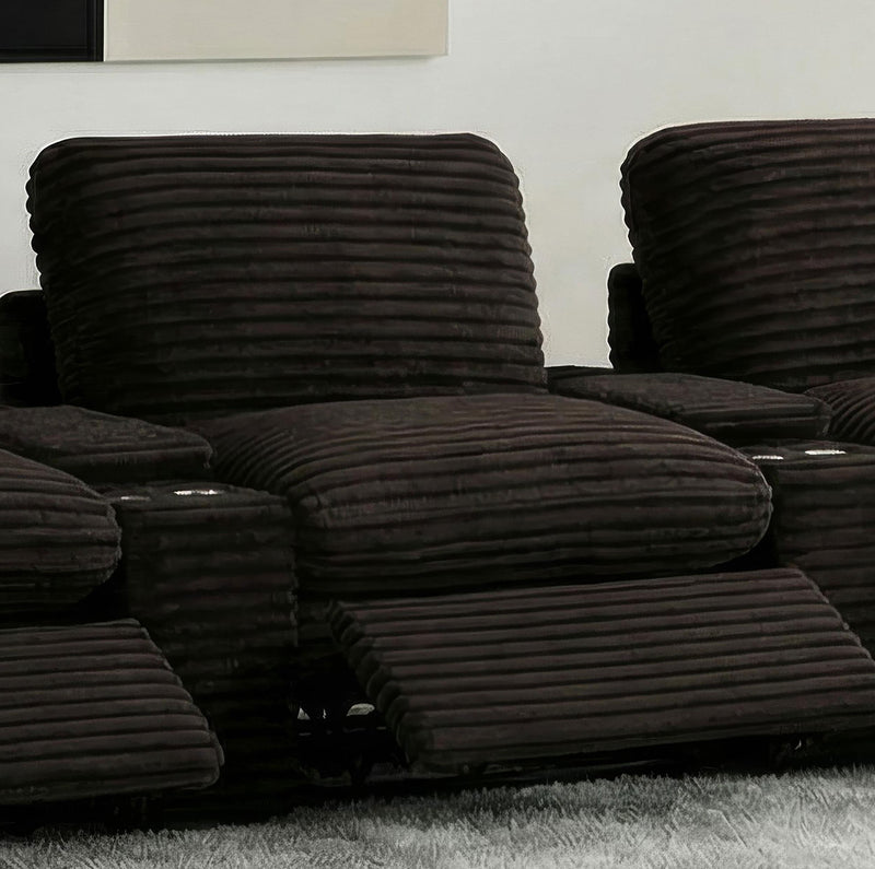 Collins Modular Power Armless Recliner Chocolate Brown - 610350ARP
