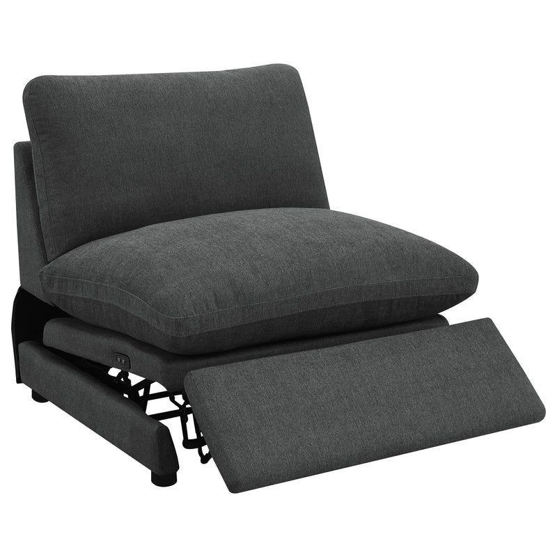 Collins Modular Power Armless Recliner Dark Grey - 609530ARP