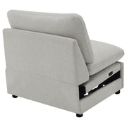 Collins Modular Power Armless Recliner Grey - 609560ARP