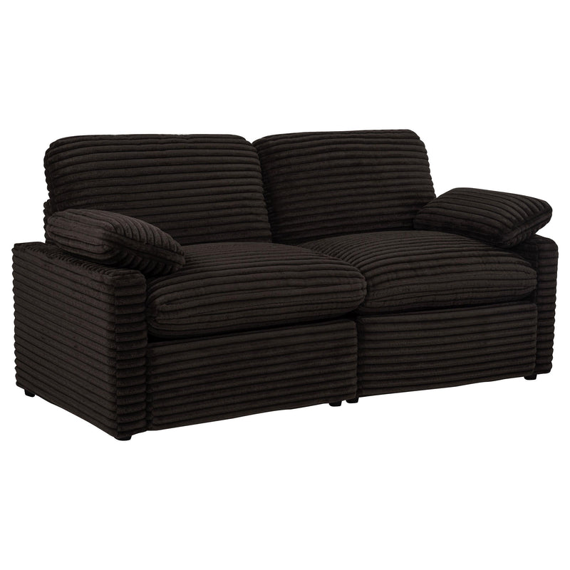 Collins Modular Power Loveseat Chocolate Brown - 610352P