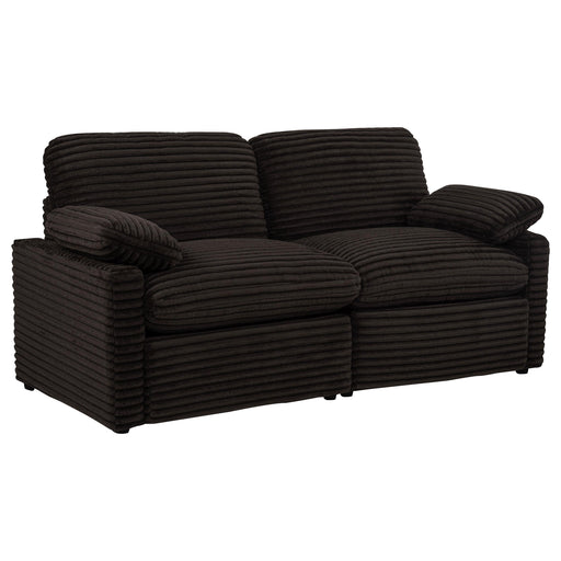 Collins Modular Power Loveseat Chocolate Brown - 610352P