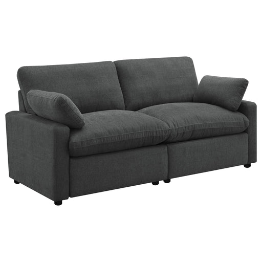 Collins Modular Power Loveseat Dark Grey - 609532P