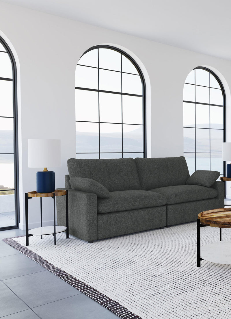 Collins Modular Power Loveseat Dark Grey - 609532P