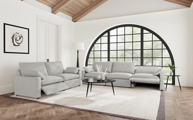 Collins Modular Power Loveseat Grey - 609562P