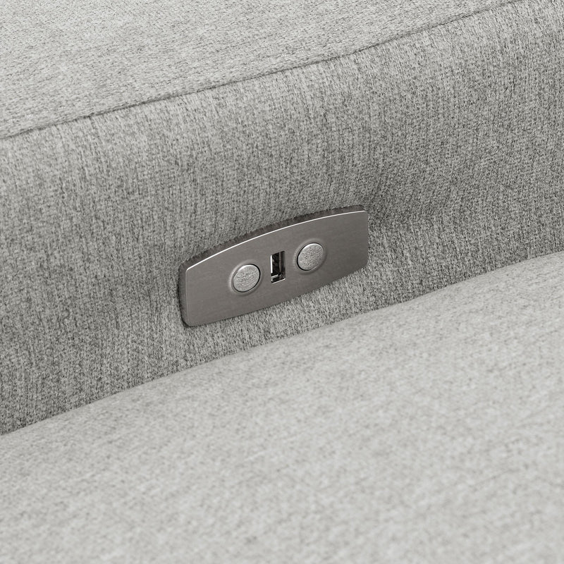 Collins Modular Power Loveseat Grey - 609562P