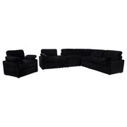 Collins Upholstered Power Recliner Chair Black - 610363P