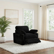 Collins Upholstered Power Recliner Chair Black - 610363P