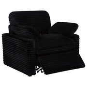 Collins Upholstered Power Recliner Chair Black - 610363P
