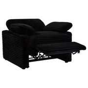 Collins Upholstered Power Recliner Chair Black - 610363P
