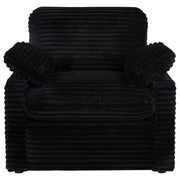Collins Upholstered Power Recliner Chair Black - 610363P