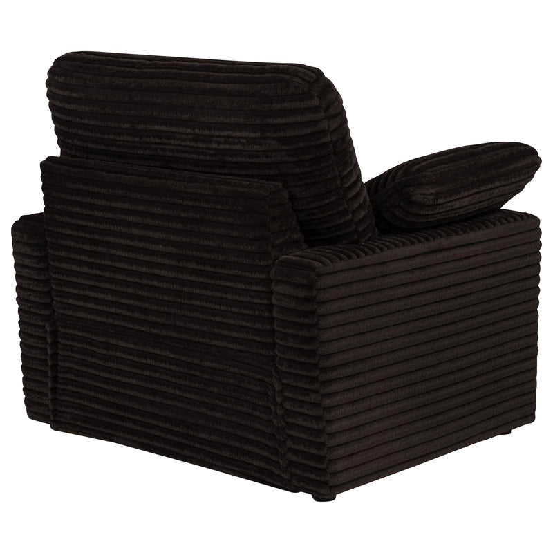 Collins Upholstered Power Recliner Chair Chocolate Brown - 610353P
