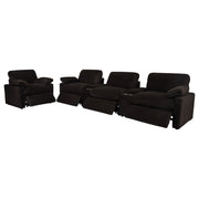 Collins Upholstered Power Recliner Chair Chocolate Brown - 610353P