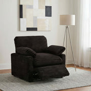 Collins Upholstered Power Recliner Chair Chocolate Brown - 610353P