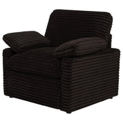 Collins Upholstered Power Recliner Chair Chocolate Brown - 610353P